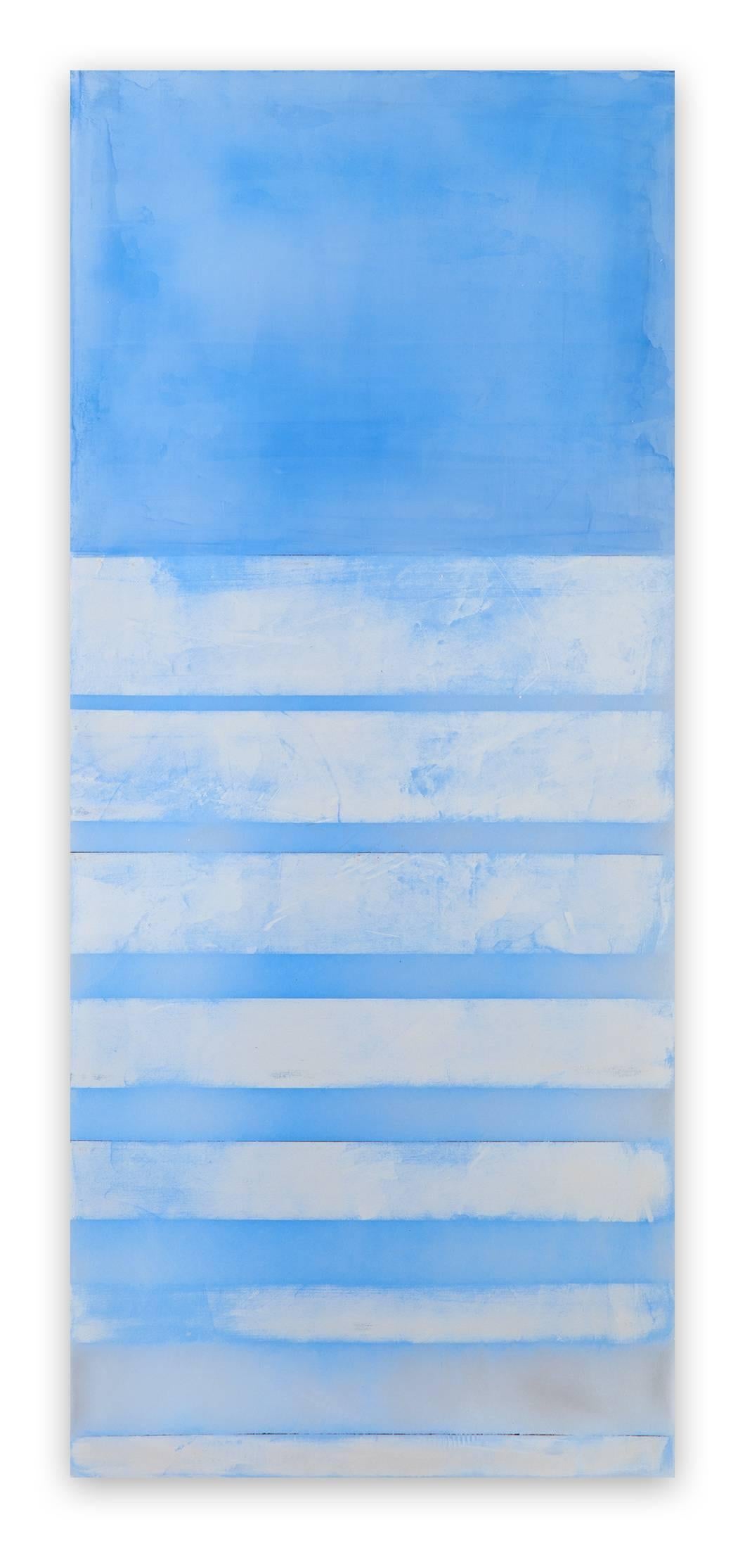 Debra Ramsay Abstract Painting – Sky & Snow