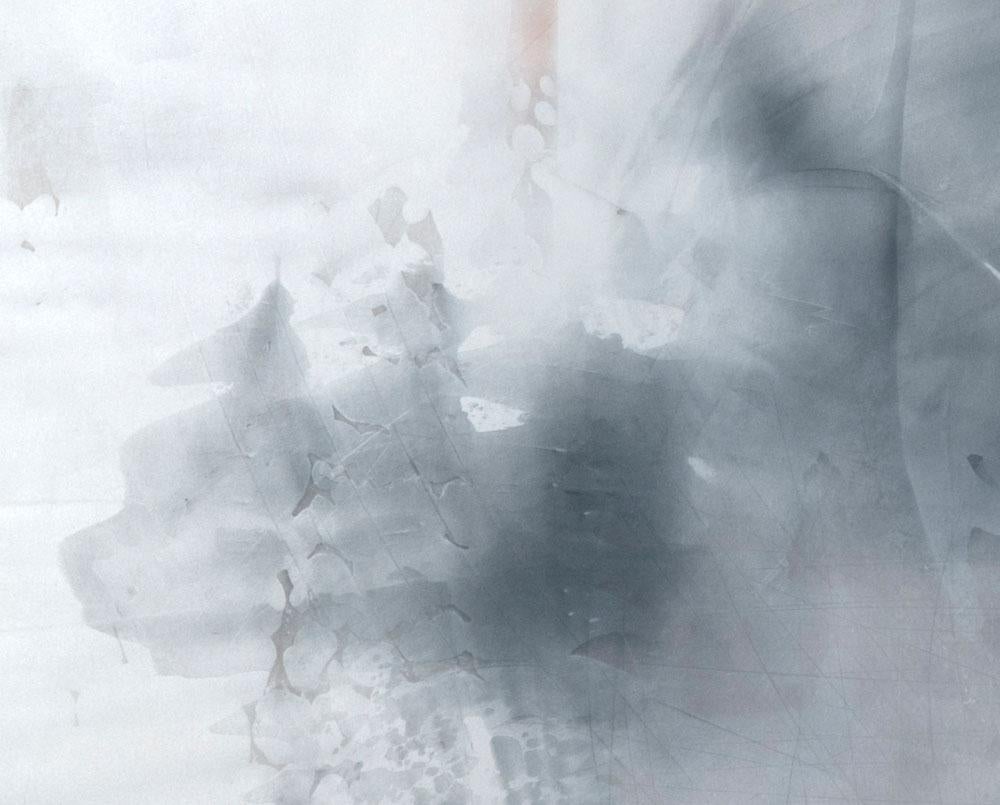 The intelligence of emotions (Abstract painting) - Gray Abstract Painting by Debra Ramsay