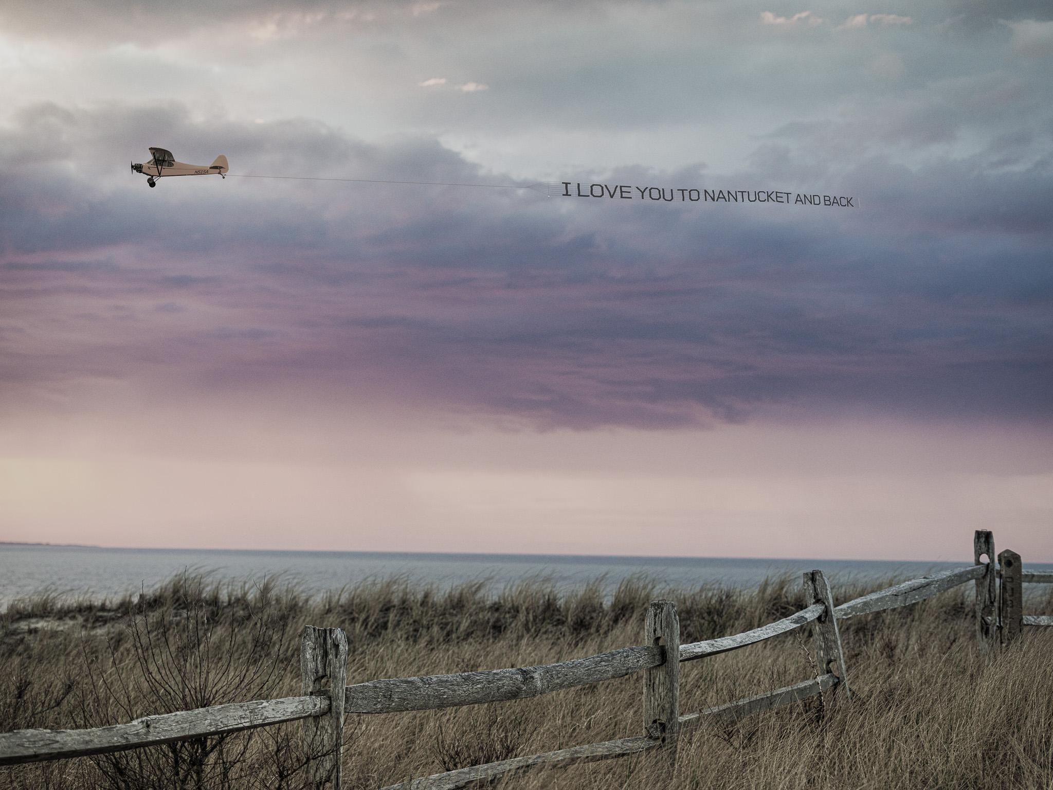 Color Photograph Debranne Cingari - Je t'aime jusqu'à Nantucket et retour
