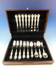Debussy by Towle Sterling Silver Flatware Set for 8 Service 40 Pieces