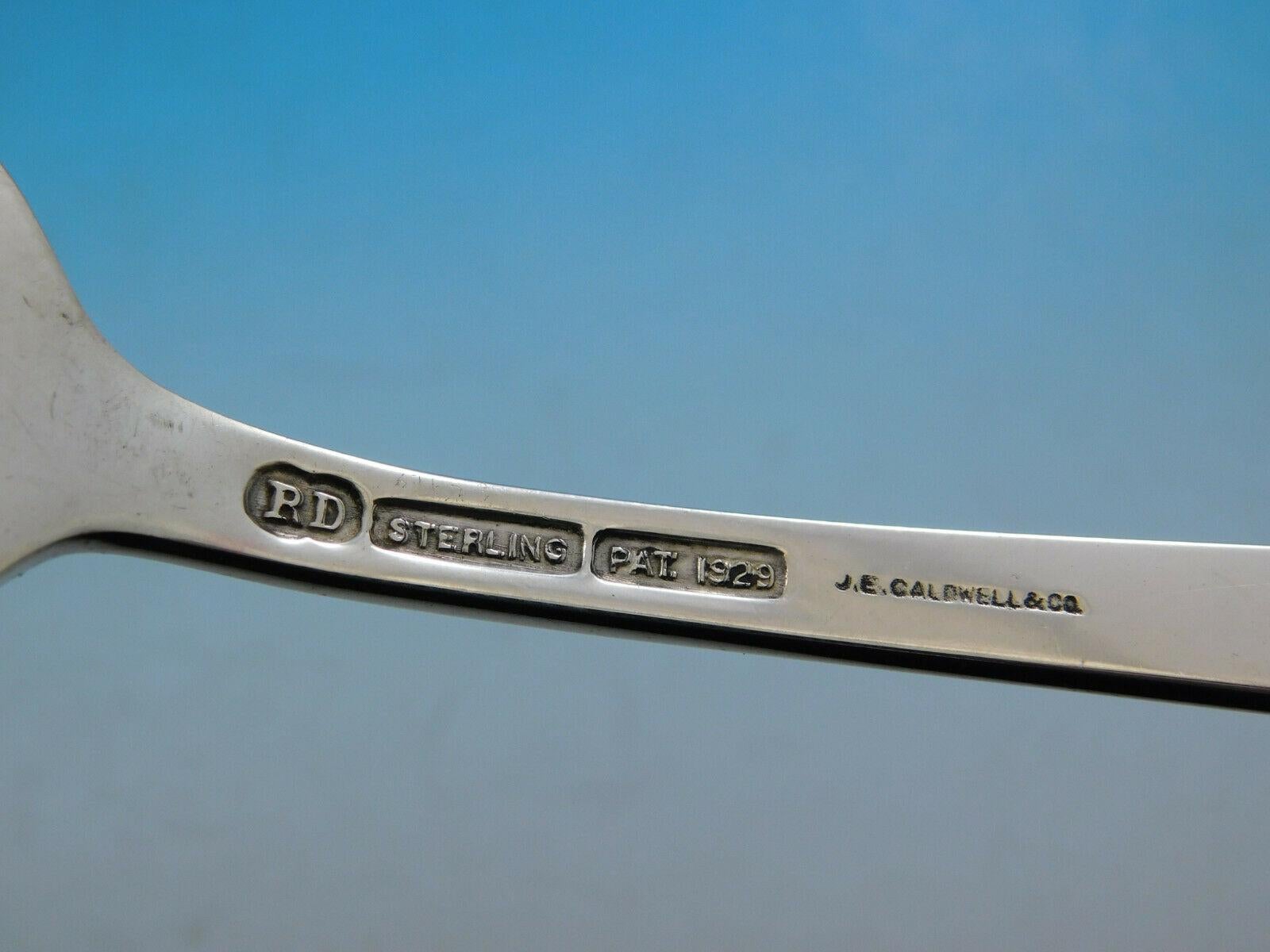 20ième siècle Ensemble de couverts en argent sterling Debutante de Richard Dimes 12 Service 147 pièces dîner en vente