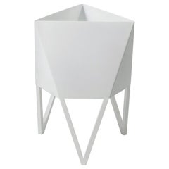 Deca Planter in White By Force/Collide, Size Large, 2023