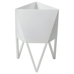 Deca Planter in White By Force/Collide, Size Large, 2023