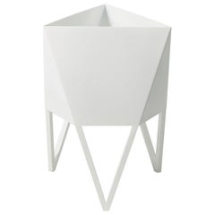 Mini Deca Planter in White by Force/Collide, Indoor/Outdoor, 2021