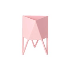 Deca Planter in Light Pink Steel, Large, by Force/Collide