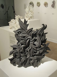 Decadence, a Unique Black Ceramic Sculpture by Jo Taylor
