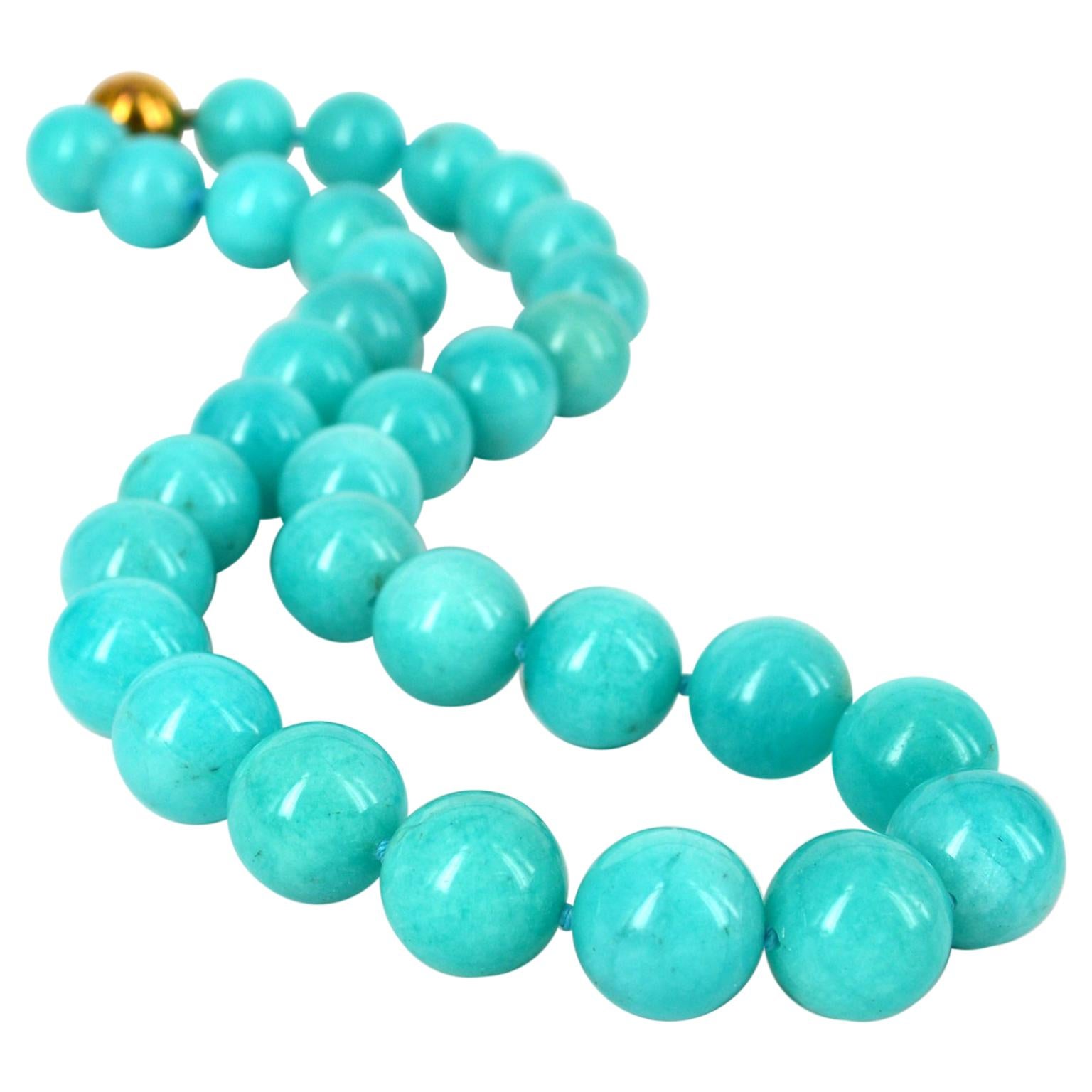 Decadent Jewels Amazonite Gold Necklace