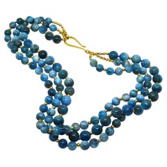 Decadent Jewels Apatite Multi Strand Gold Filled Necklace Decadent Jewels Apatite Multi Strand Gold Filled Necklace