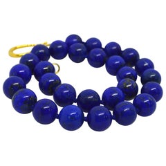 Decadent Jewels Lapis Lazuli Gold Necklace