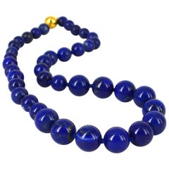 Decadent Jewels Lapis Lazuli Gold Necklace