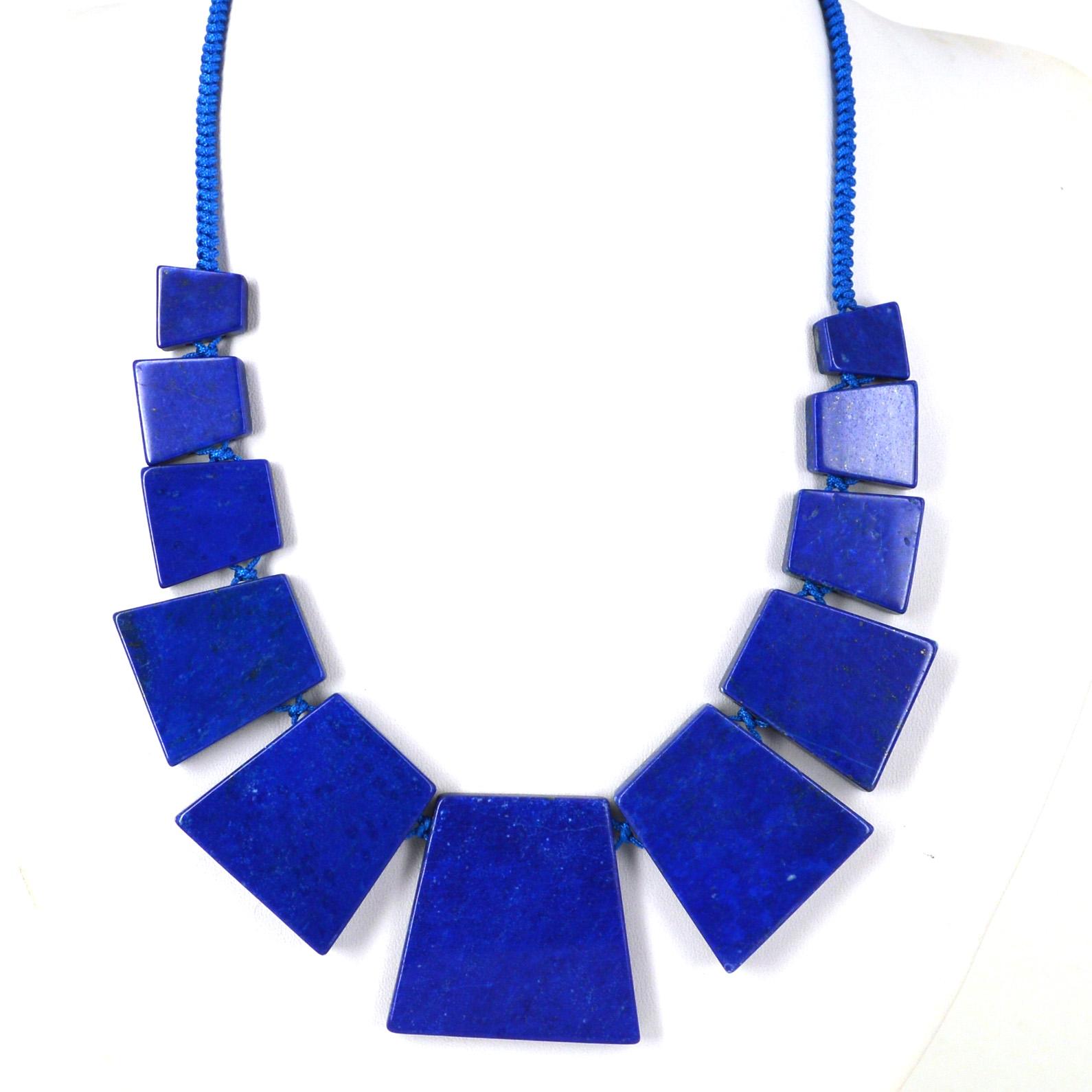 Decadent Jewels Lapis Lazuli Necklace (Moderne)