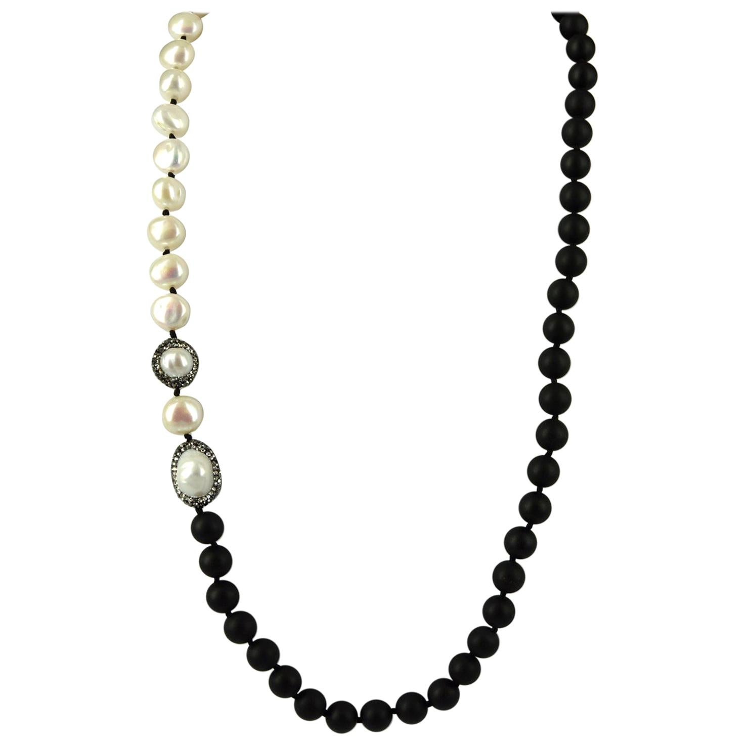 Decadent Jewels Matt Onyx Pearl Black 