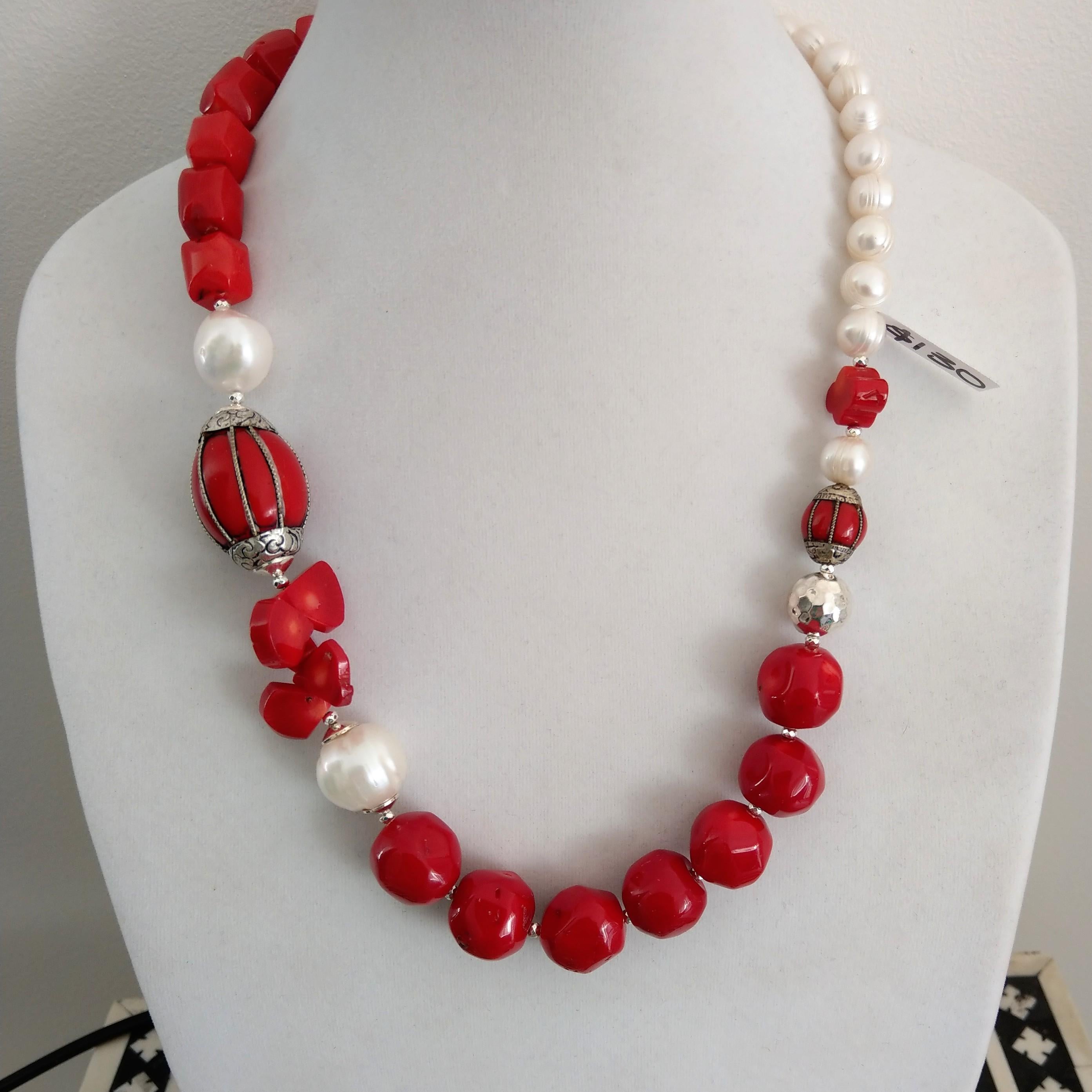 large red bead necklace