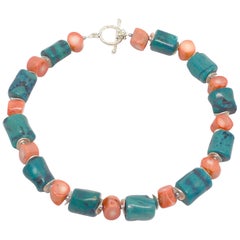 Decadent Jewels Sea Bamboo Silver Necklace