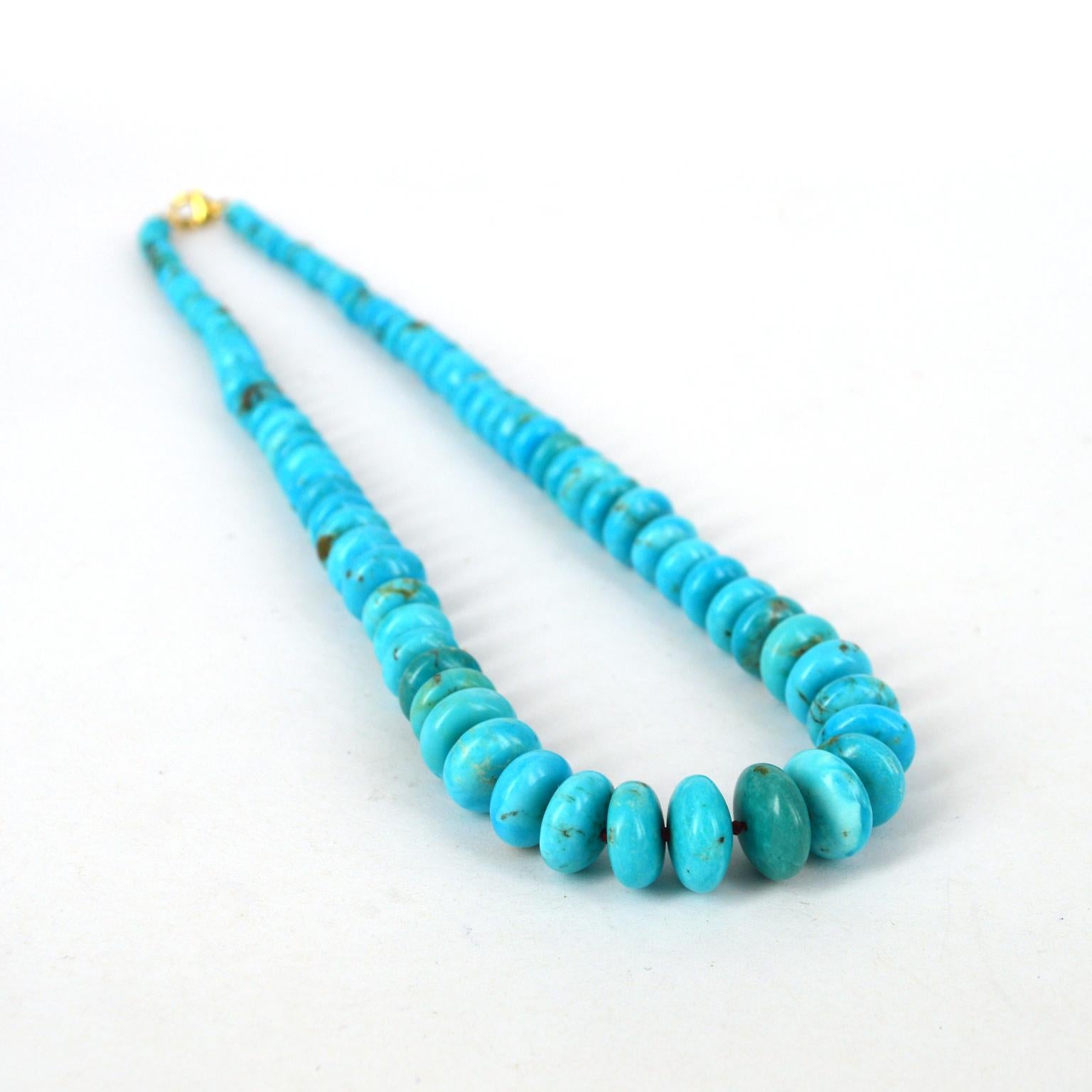 Women's Decadent Jewels Turquoise Gold Necklace