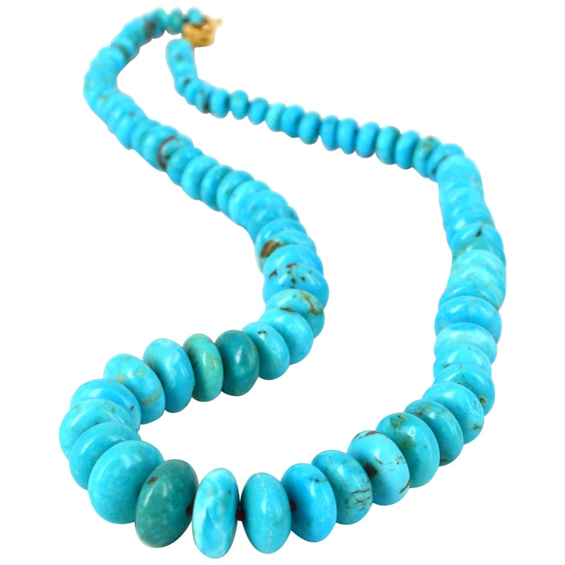 Decadent Jewels Turquoise Gold Necklace