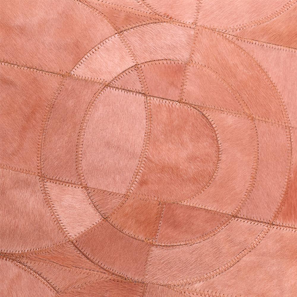 Decadent New Customizable Curvo Shrimp Cowhide Area Floor Rug Large In New Condition For Sale In Charlotte, NC