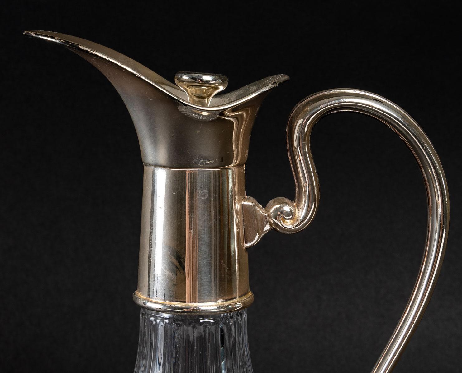 European Decanter and Its Stopper, 20th Century