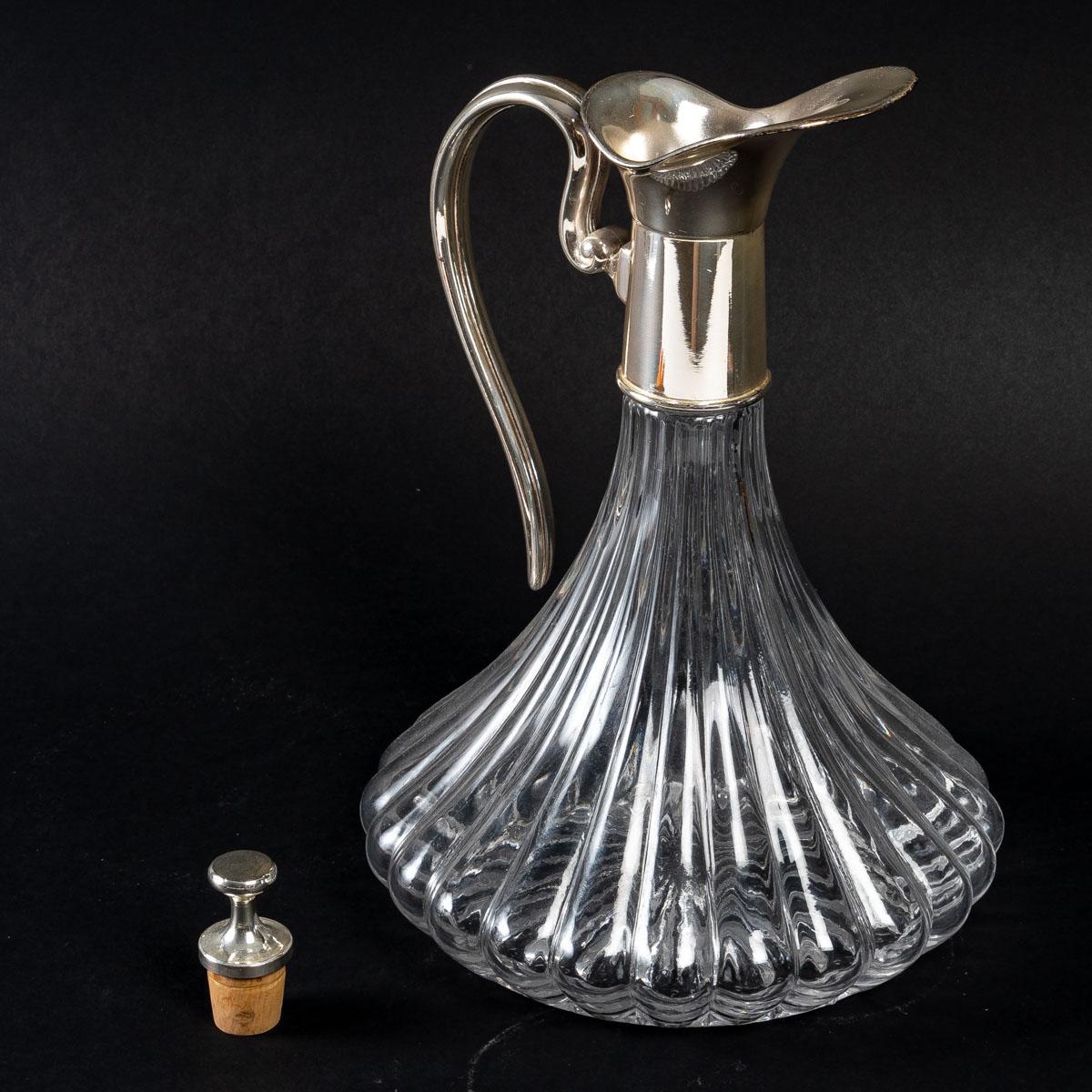 Metal Decanter and Its Stopper, 20th Century