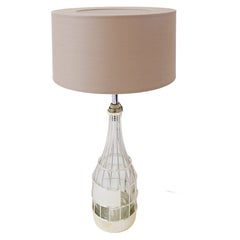 “Decanter” by Maison Christofle for Ruinart mounted as a table lamp - 1980/90s