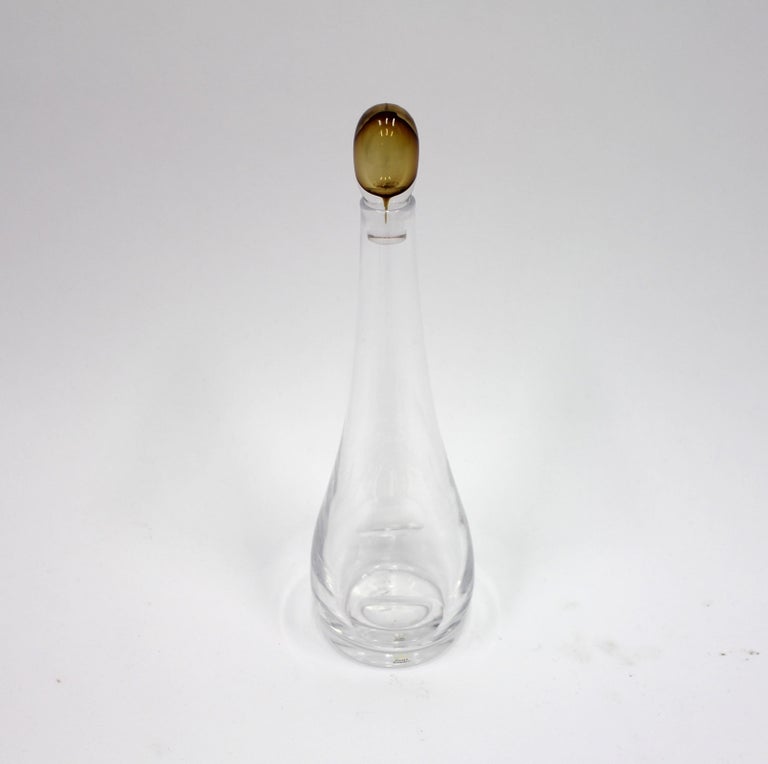 Decanter by Mona Morales-Schildt for Kosta, 1960s at 1stDibs