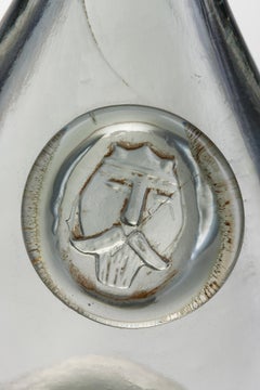 Decanter by Ole Winther for Holmegaard in Colour Copenhagen Smoke, Denmark, 1955