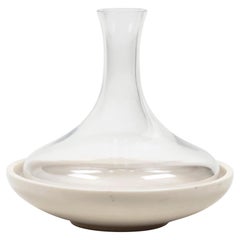Decanter, Contemporary Decanter in Marble and Glass