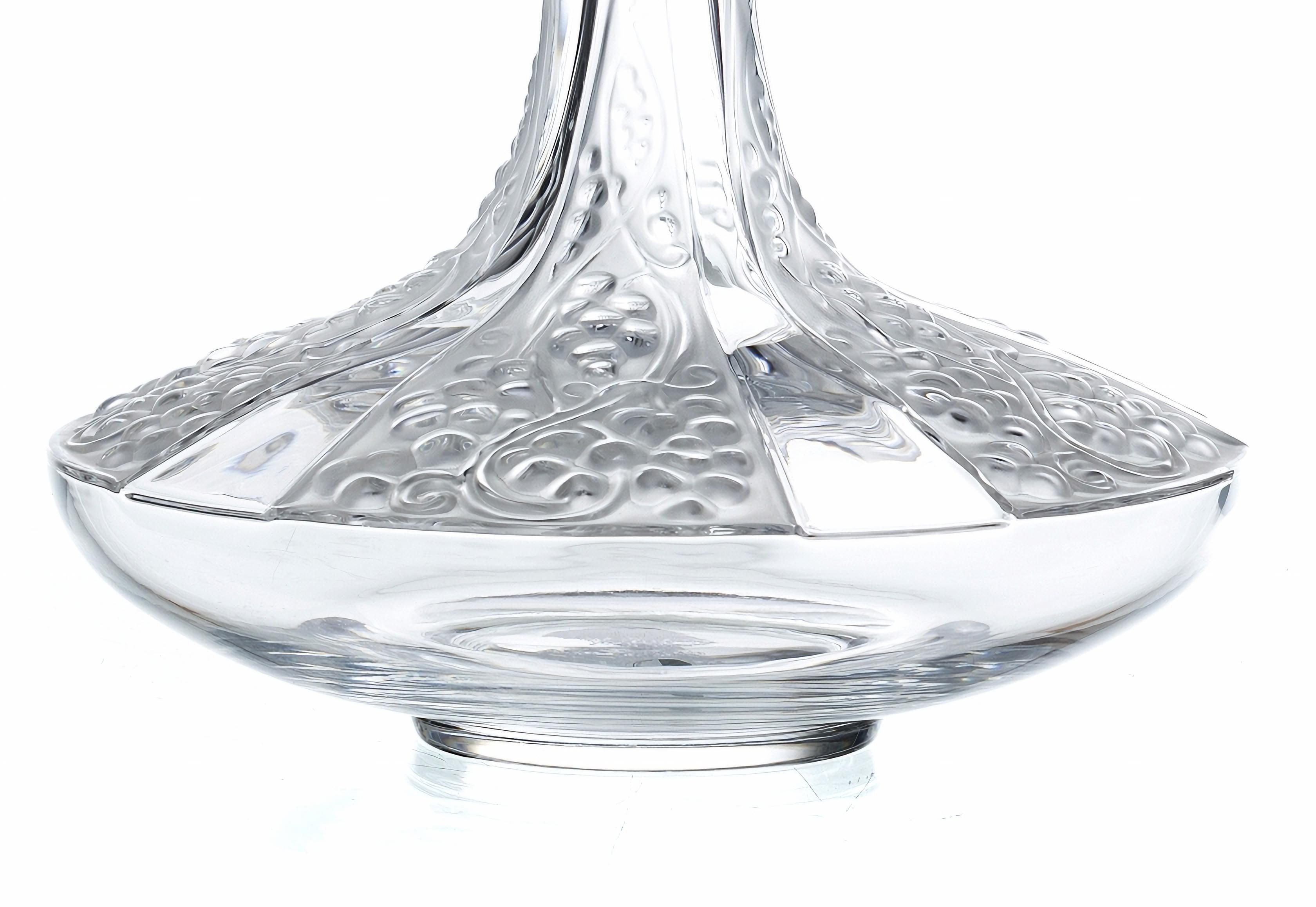 Decantador, Lalique Firmado 