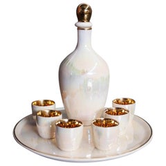 Decanter Set with Six Glasses