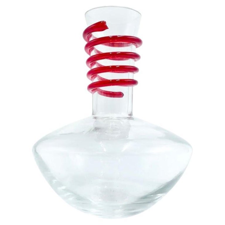 Decanter vase in Murano glass by Carlo Moretti 1950s For Sale at 1stDibs