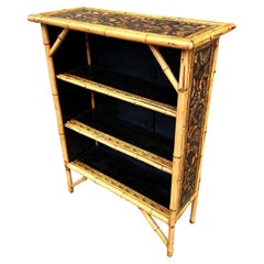 Decapodged English Bamboo Bookcase