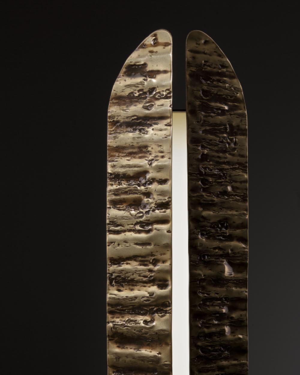 DeCastelli AARE grande applique murale LED en acier H8 d'Alexander Purcell Rodrigues en vente 3