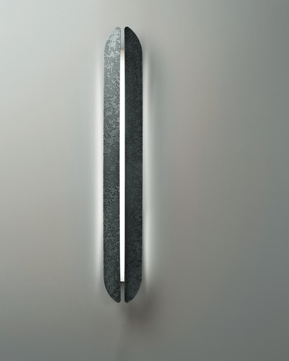 DeCastelli AARE grande applique murale LED en acier H8 d'Alexander Purcell Rodrigues en vente 6