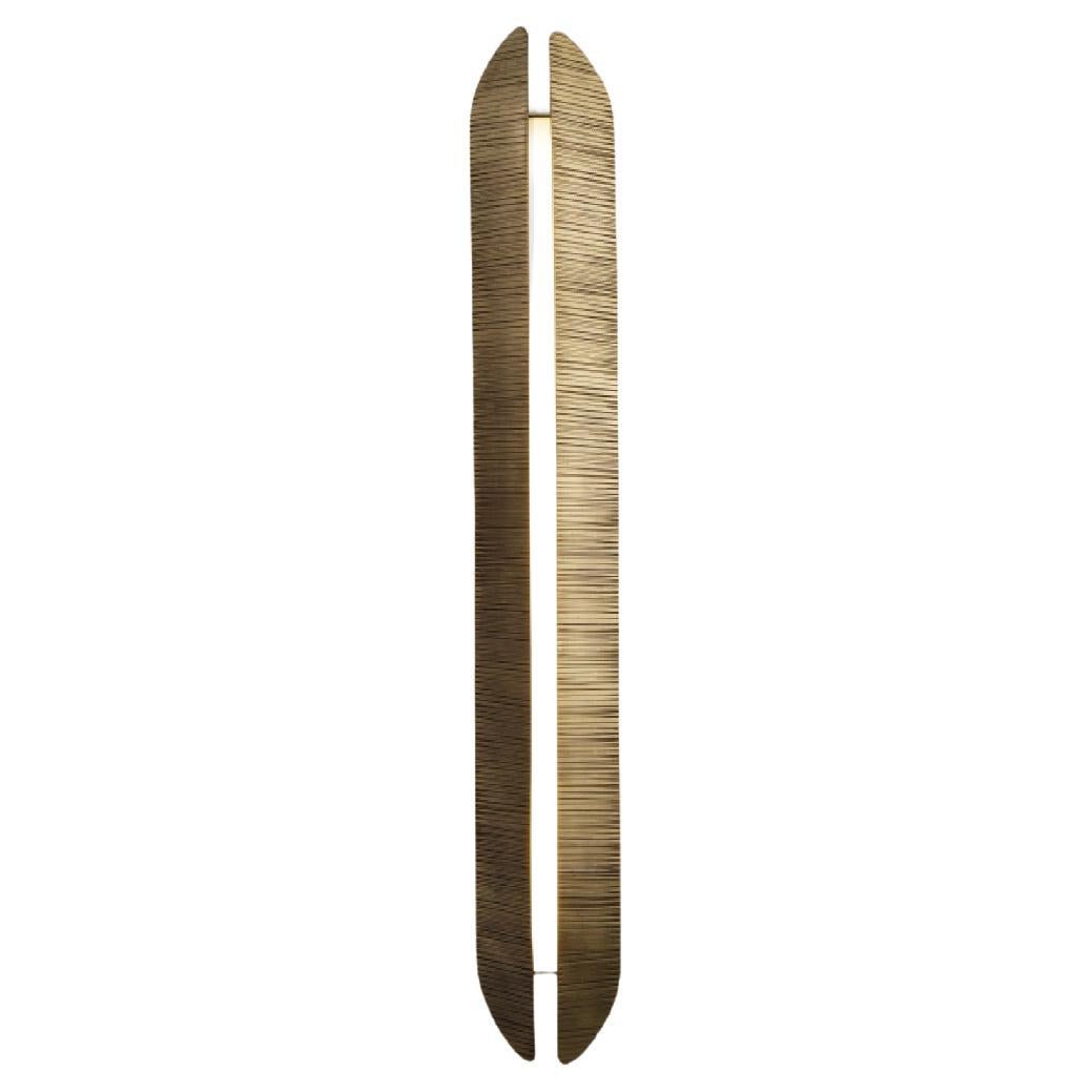 DeCastelli AARE Large Wall Light in L3 Brass by Alexander Purcell Rodrigues
