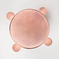 Tavolo DeCastelli Burraco in rame naturale spazzolato di Zanellato Bortotto