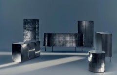 DeCastelli Celato 160 Cabinet in Iridium Finish by R & D De Castelli