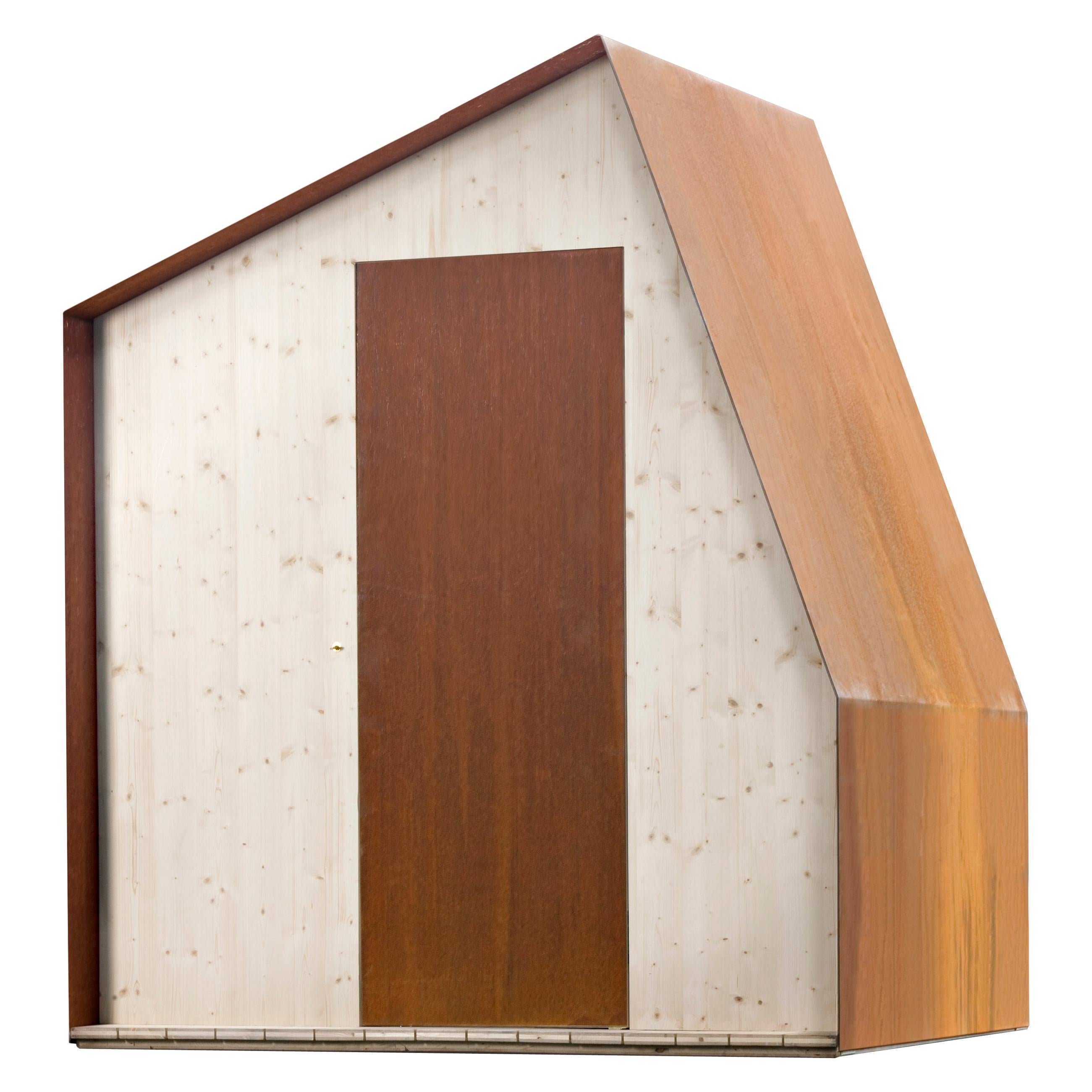 DeCastelli-Häuschen N.1, Landschaft aus Holz von Filippo Pisan im Angebot