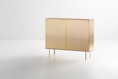 DeCastelli Elizabeth Console in Brass by Nathalie Dewez