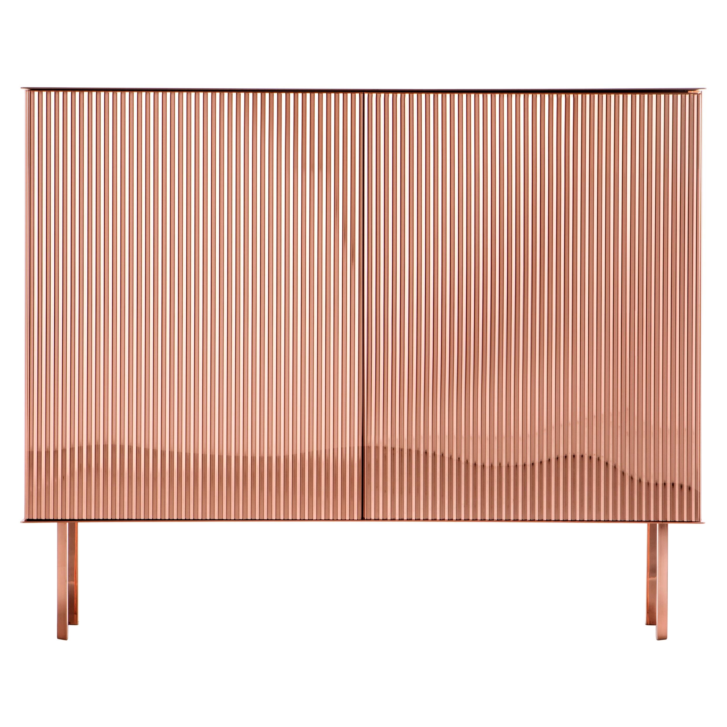DeCastelli Elizabeth Console in Copper by Nathalie Dewez For Sale