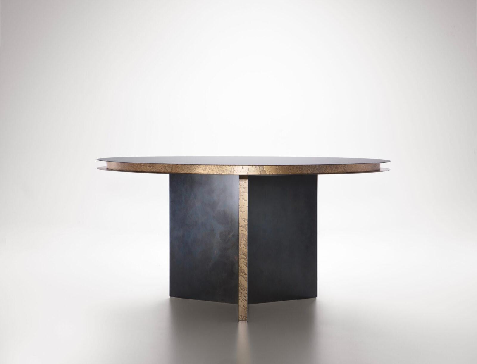 Moderno DeCastelli FOLIO TABLE ROUND di Studio A in vendita