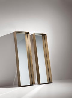 DeCastelli-Rahmenspiegel aus Messing von Antonella Tesei