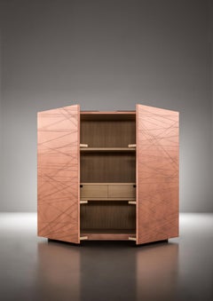 DeCastelli Graffio-Schrank aus Kupfer von Paolo Benevelli
