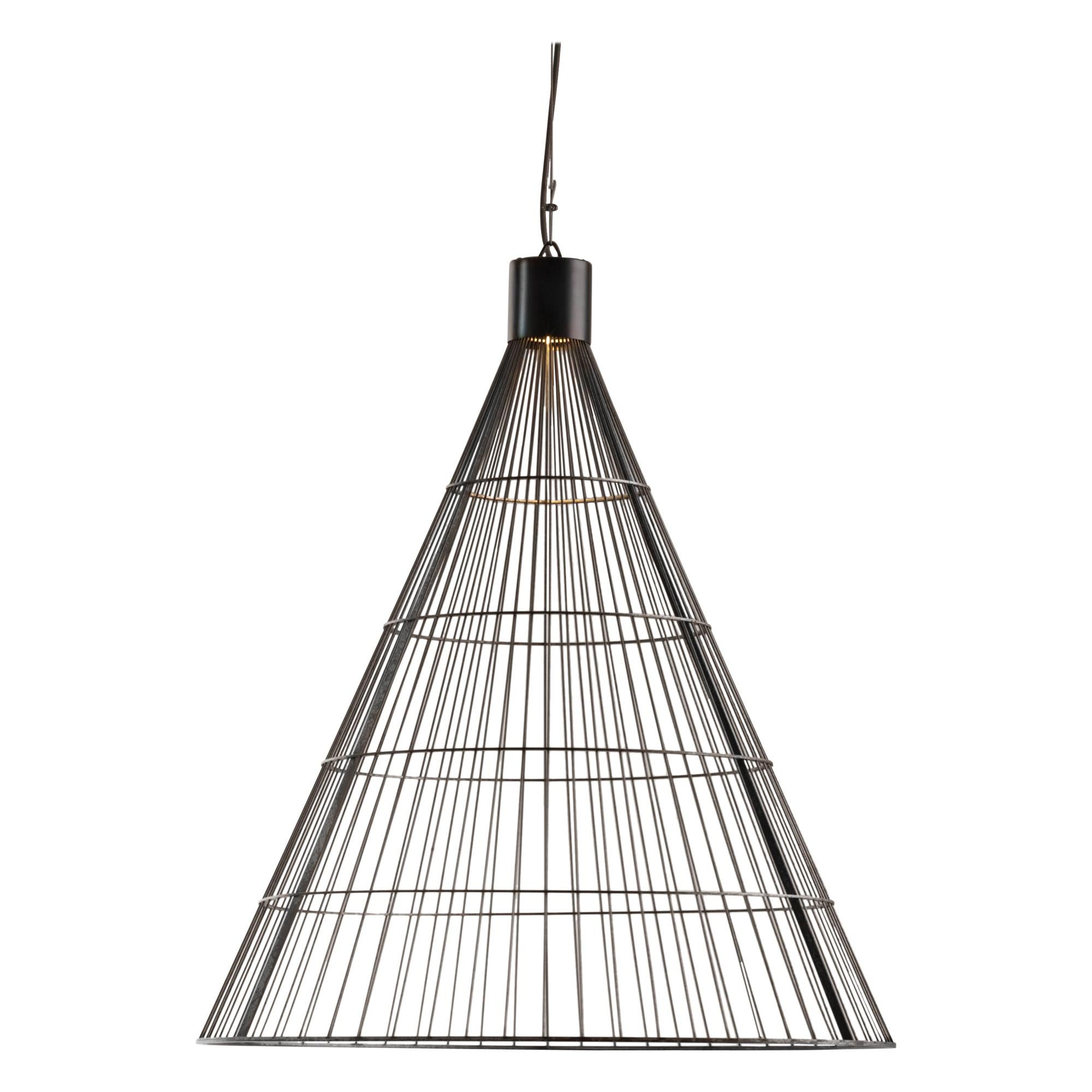 DeCastelli Luce Solida 88 Chandelier in Iron by Gumdesign For Sale