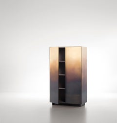 DeCastelli Marea Cabinet in Brass by Zanellato/Bortotto