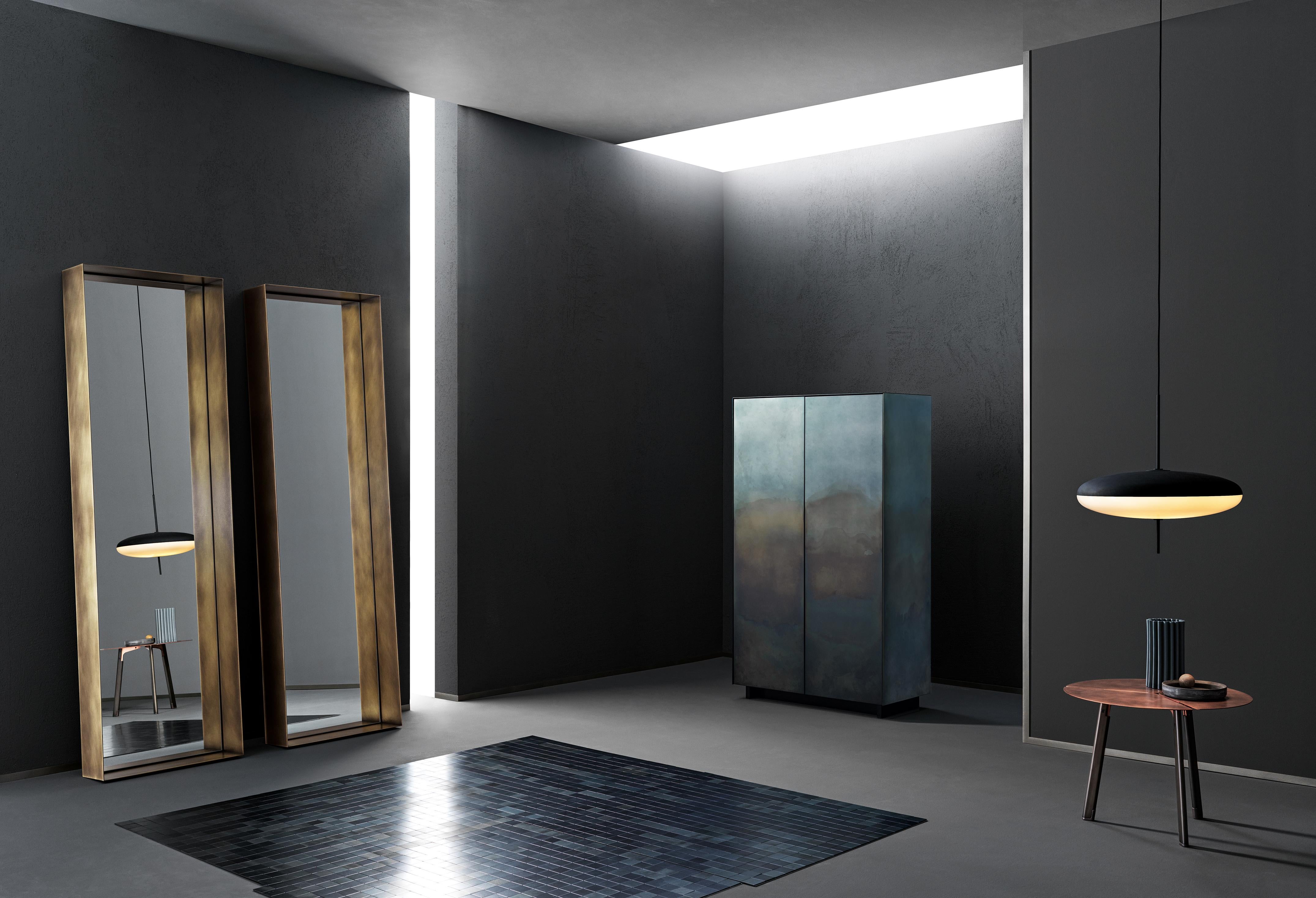 Moderne DeCastelli Marea Cabinet en acier inoxydable par Zanellato/Bortotto en vente