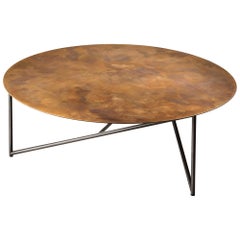 DeCastelli Parsec 98 Coffee Table in Brass by Emilio Nanni