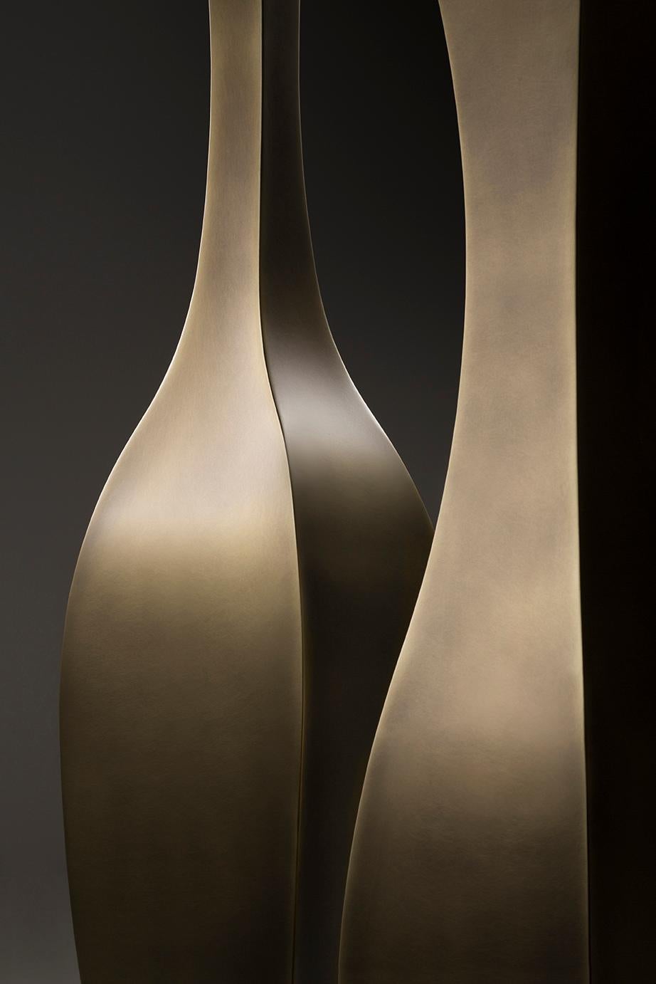 Italian DeCastelli Rocco 175 Vase in Stainless Steel by Stefano Dussin For Sale