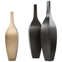 DeCastelli Rocco 175 Vase in Stainless Steel by Stefano Dussin