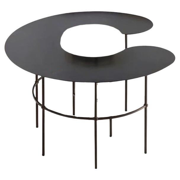 DeCastelli table basse Scribble Comma à plateau noir par Francesca Lanzavecchia