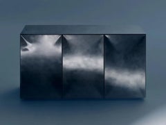 DeCastelli Scuplt Kabinett in Iridium Finish von Francesco Forcellini